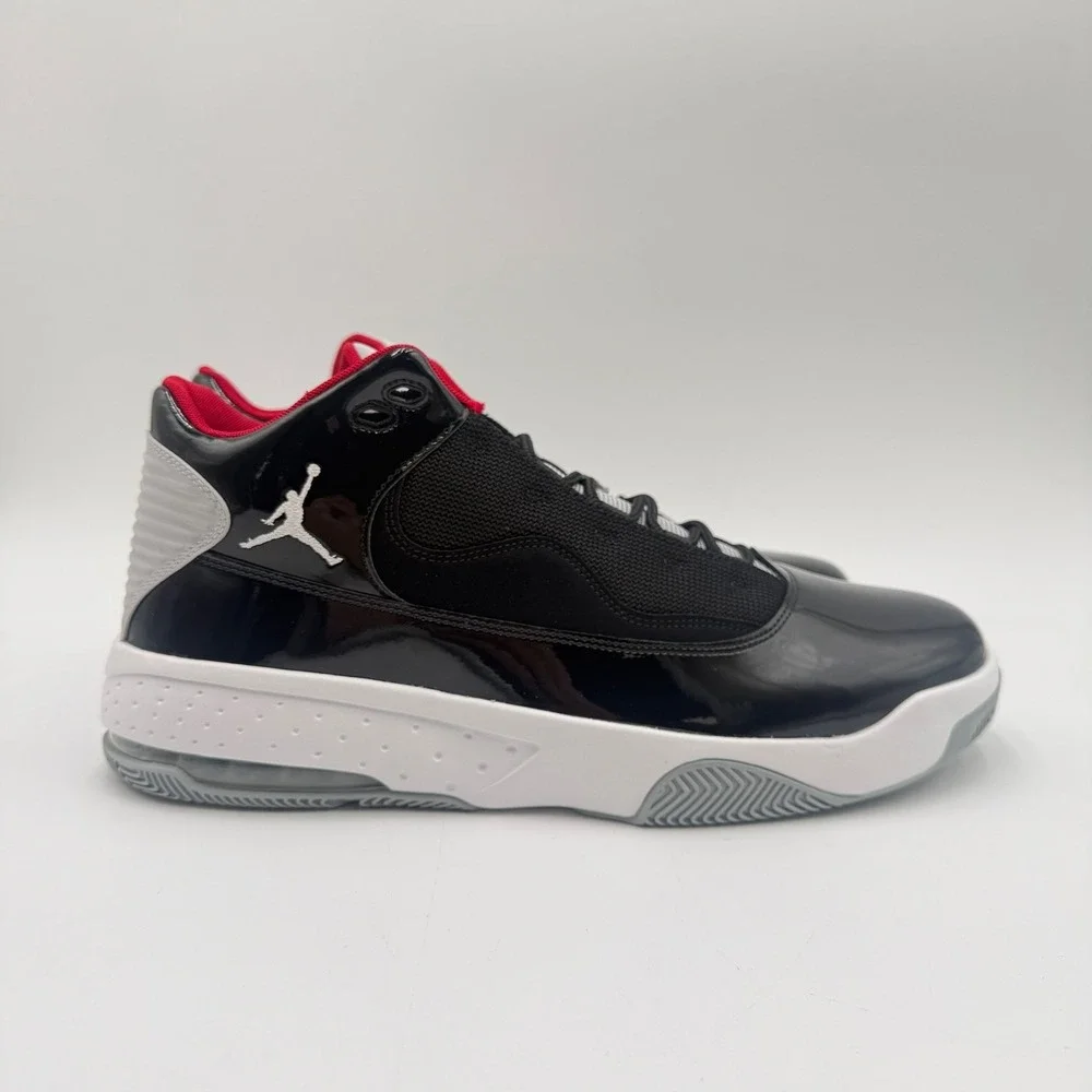Nike Men's Size 13 Jordan Max Aura 2 (CK6636 006) Black / Red Basketball Sneaker